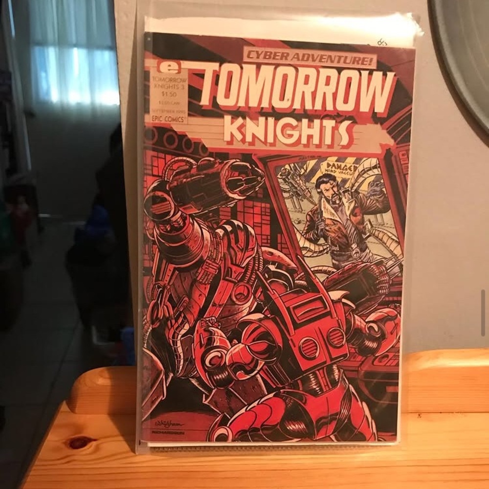 1990 Tomorrow K N I G H T S No.3 comic book